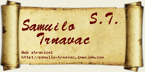 Samuilo Trnavac vizit kartica